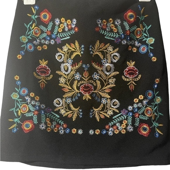 Shein Black Embroidery Skirts - Picture 1 of 5